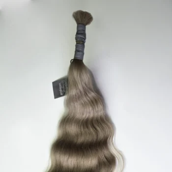 Russian premium wavy 22in ligh ash blonde 1