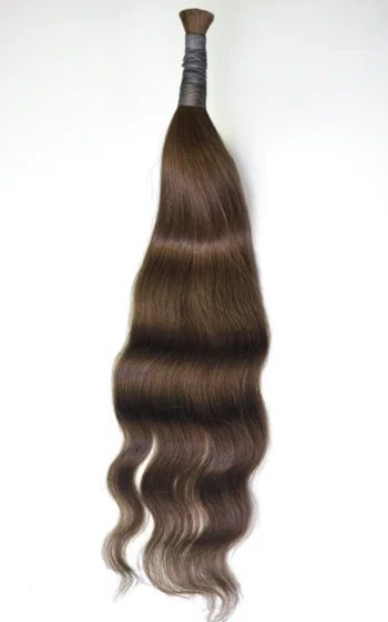 Russian premium wavy 22in warm brown 1